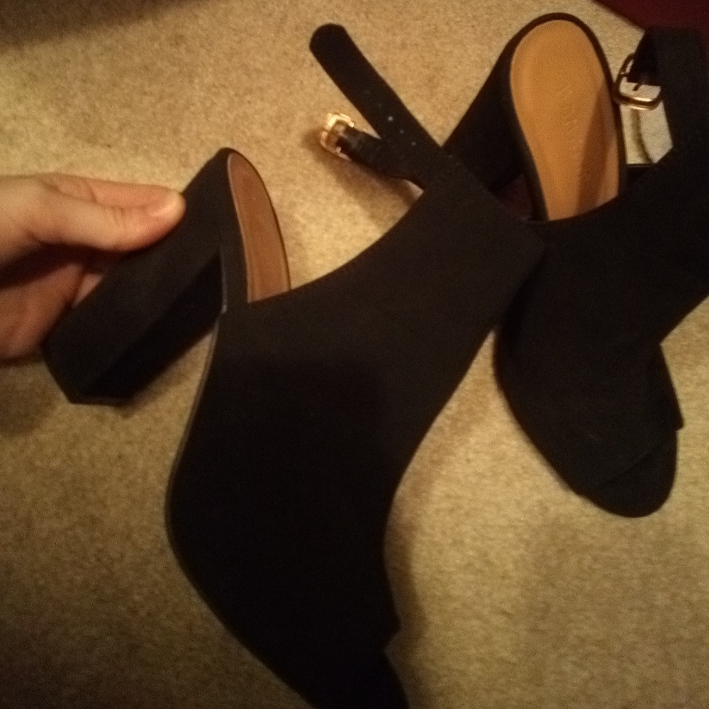 Black heels